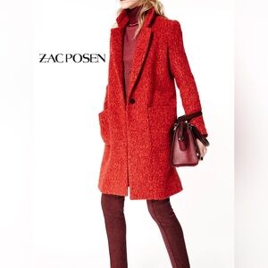 ZAC POSEN wool blend Gizelle Coat size 14